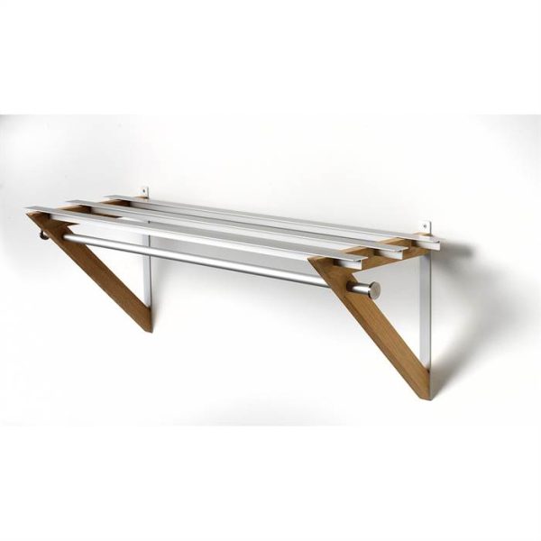 Hoigaard HH7 hattehylde - 35 x 98 cm - Eg sæbebehandlet