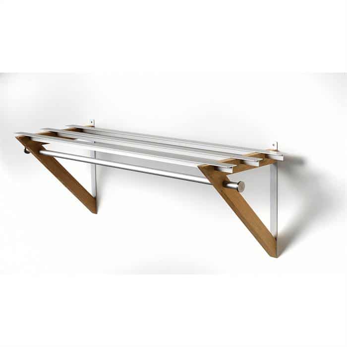 Hoigaard HH7 hattehylde - 35 x 98 cm - Eg olieret