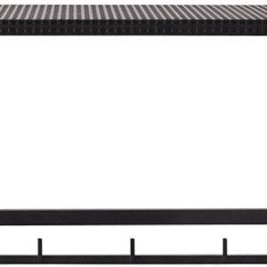 Knagerække og hattehylde Kristina Dam Grid sort pulverlakeret stål